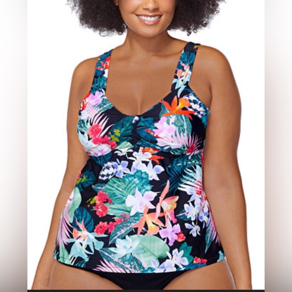 ✨NWT Raisins Sunny Isles Rimini Tankini Swim Top - Picture 2 of 8